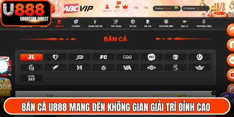 Bắn cá U888 mang đến không gian giải trí đỉnh cao với đồ họa sắc nét