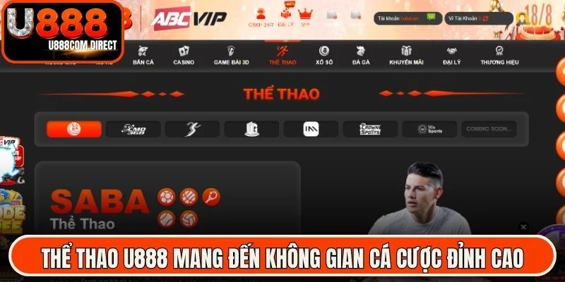 Thể thao U888 mang đến không gian cá cược đỉnh cao cho bạn